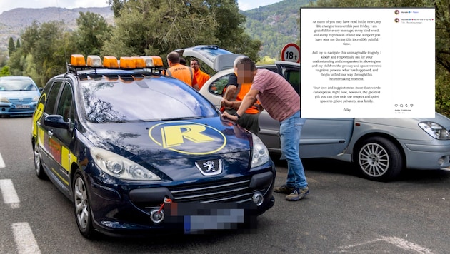 Klaus Rader kam bei einem Rallye-Unfall auf Mallorca ums Leben. Seine Ehefrau Viky hat sich nun ...