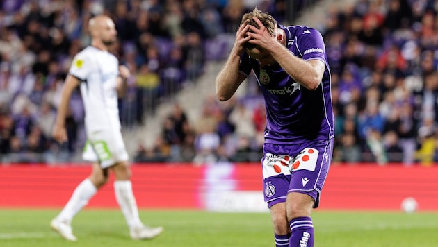 Zum Haareraufen! Austria Wien steckt in der Krise, liegt nur noch zwei Punkte vor dem neuen ...