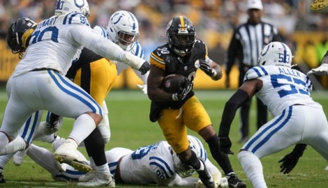 Die Steelers bezwangen die Colts.
