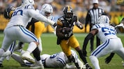Die Steelers bezwangen die Colts.