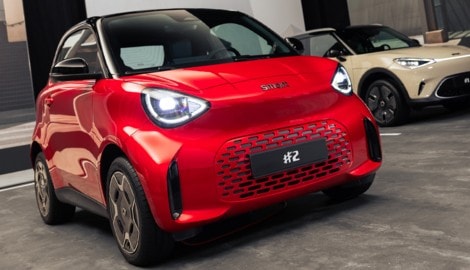 Der Smart #2 wird ausschließlich elektrisch erhältlich sein.