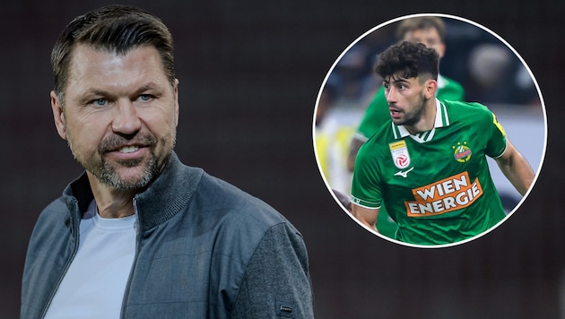 Rapid-Sportchef Markus Katzer will mit Yusuf Demir verlängern.