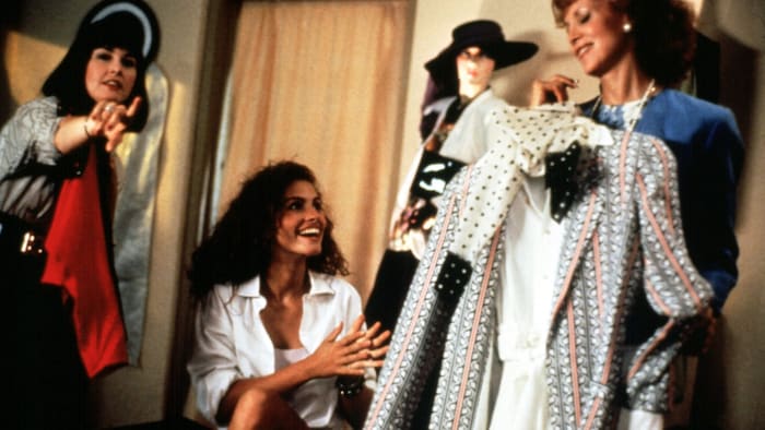 Julia Roberts wird in ihrer Rolle als Vivian in einem Shop nicht bedient und lässt sich dann in ...