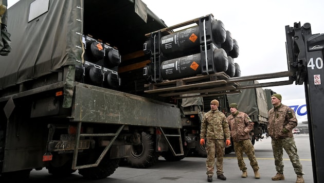 Die USA drohen damit, die Waffenlieferungen an die Ukraine zu blockieren. (Archivbild)