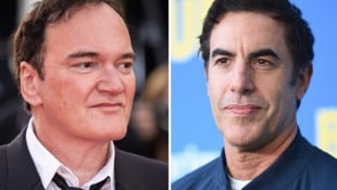 Treffen bald aufeinander: Quentin Tarantino wollte den britischen Schauspieler Sacha Baron Cohen ...