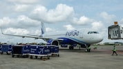 Am Sonntag gab es plötzlich Feueralarm an Bord einer IndiGo-Maschine (hier auf einem ...