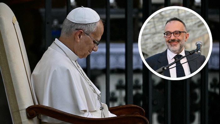 Papst Leo wird von Notfallmediziner Luigi Carbone betreut.