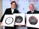 Matthias Winkler (Sacher Hotels) und Balthasar Hauser (Stanglwirt) freuten sich – von links.