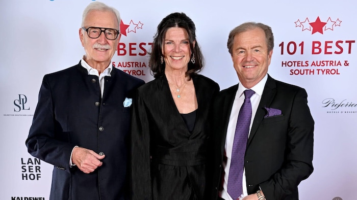 Uschi Schelle-Müller und Dieter Müller (li.) mit Johannes Mitterer