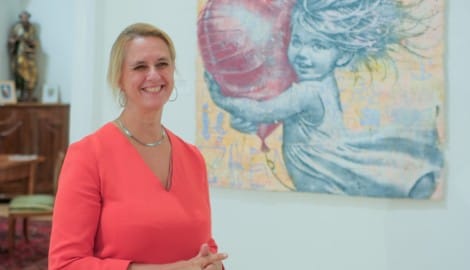 Patrizia Casagranda stellt sich in der Galerie Otto Buchinger in der Linzer Innenstadt vor