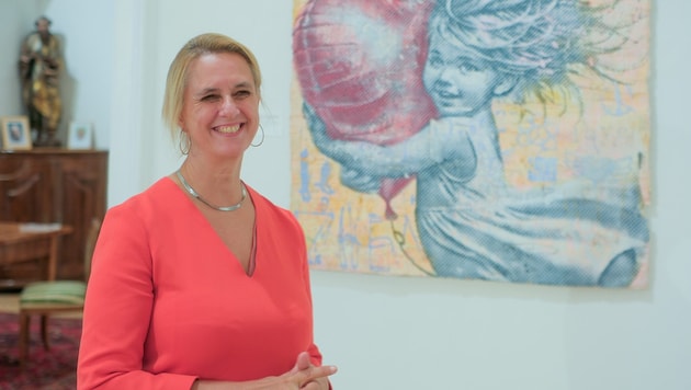 Patrizia Casagranda stellt sich in der Galerie Otto Buchinger in der Linzer Innenstadt vor