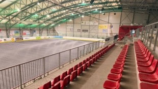 Die Eishalle in Radenthein steht vor der Eröffnung. 
