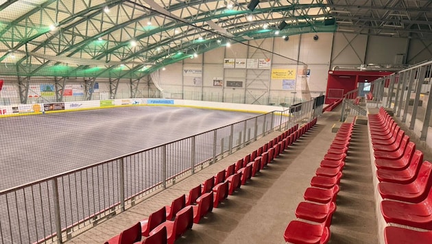 Die Eishalle in Radenthein steht vor der Eröffnung.