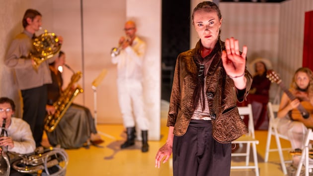 Vom Publikum in der Premiere wurde die neue Oper „Heute schrieb ich nix“ von Alexander ...