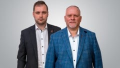 Die SPÖ-Landesgeschäftsführer Kevin Friedl (links) und Friedrich Radlspäck.