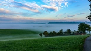 Der Nebel verzieht sich am Vormittag rasch.