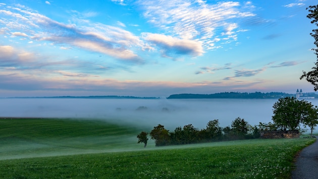 Der Nebel verzieht sich am Vormittag rasch.