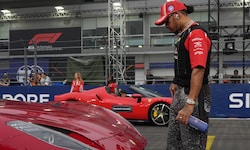 Lewis Hamilton sorgte in Singapur für Ärger bei Ferrari.