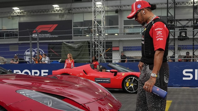 Lewis Hamilton sorgte in Singapur für Ärger bei Ferrari.