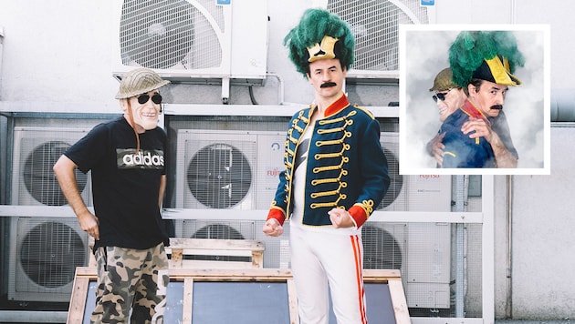 Würden Sie diesen beiden Männern ihr Leben anvertrauen? Man kann Kurt Razelli (l.) und ...