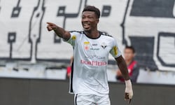 Ousmane Diawara durfte am Sonntag gegen den WAC gleich doppelt jubeln.