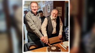 Mit Martin Römer (li.) feierte auch der St. Pöltner Altpfarrer Charly Höllerer.