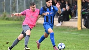 Fabian Schober und Kirchberg (links) waren Amir Muradi und Oftering (rechts) eine Nummer zu ...