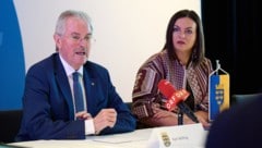 Gemeinsam für die Region an der Grenze: Niederösterreichs Landtagspräsident Karl Wilfing und ...