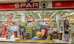 Eine Spar-Filiale im ungarischen Nyíregyháza