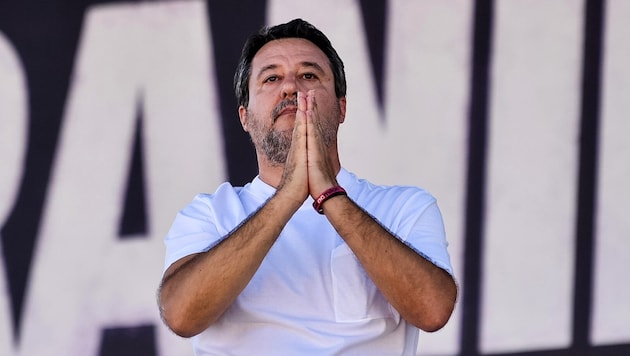 Italiens Vizepremier und Verkehrsminister Matteo Salvini