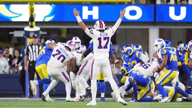 Jubel bei Josh Allen und den Buffalo Bills