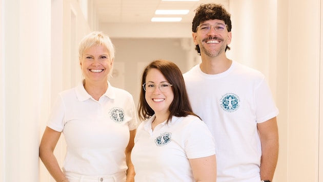 Dr. Kerstin Wörther, Dr. Katja Schattauer, Dr. Martin Wurz (v. l.) führen die PVE ...