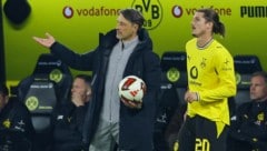 Niko Kovac (l.) mit ÖFB-Legionär Marcel Sabitzer
