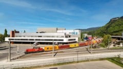 Das Werk 7 der Julius Blum GmbH in Dornbirn mit dem kürzlich erweiterten eigenen Gleisanschluss.