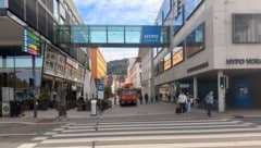 Der Überfall ereignete sich in der Bregenzer Hypo-Passage. Erneut ein Zwischenfall im Zentrum ...