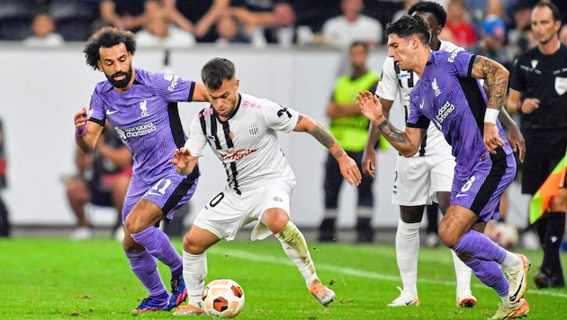 Horvath (M.) prallte mit LASK in Linz vor bereits drei Jahren auf Liverpool.