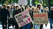 Verkehrschaos am Wiener Ring! Dienstagnachmittag protestierten Studierende und Uni-Angehörige ...