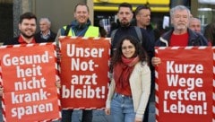 Nach der Demo gegen den Gesundheitsplan in St. Pölten (siehe Bild) wird jetzt von der Plattform ...