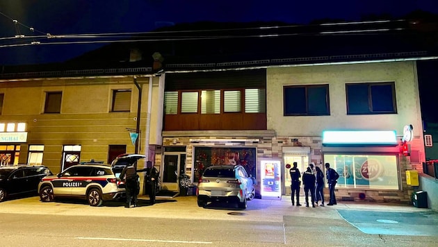 Der Einsatz war am Abend noch voll im Gange.