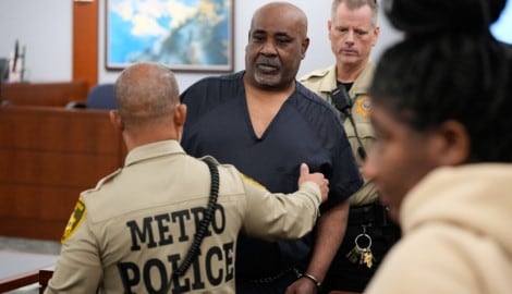Duane Davis wurde am Dienstag in Las Vegas nach der Anhörung zur Strafmaßverkündung von der ...