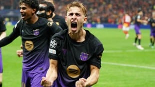 Fermin Lopez traf zum zwischenzeitlichen 2:1 für Barcelona.