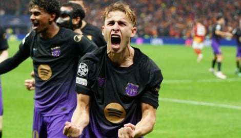 Fermin Lopez traf zum zwischenzeitlichen 2:1 für Barcelona.