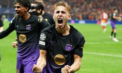 Fermin Lopez traf zum zwischenzeitlichen 2:1 für Barcelona.