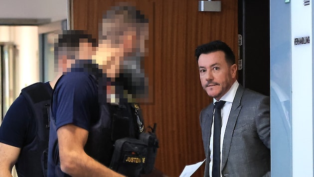 Benko—pictured here at his most recent court appearance in Innsbruck—will indeed be fitted with ...