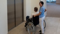 Alle Stockwerke des PVZ Nord sind ohne Stiegen erreichbar.