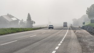 Nasse Straßen, Nebel und Laub sind Gefahrenstellen im Herbst.