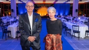 Belvedere-Generaldirektorin Stella Rollig (re.) und Geschäftsführer Wolfgang Bergmann.