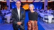 Belvedere-Generaldirektorin Stella Rollig (re.) und Geschäftsführer Wolfgang Bergmann.
