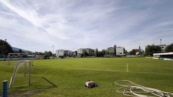 Auf Oberndorfs Sportplatz soll Wohnraum entstehen.