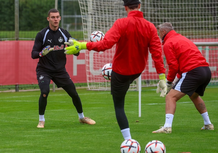 Christian Zawieschitzky beim Abschlusstraining,